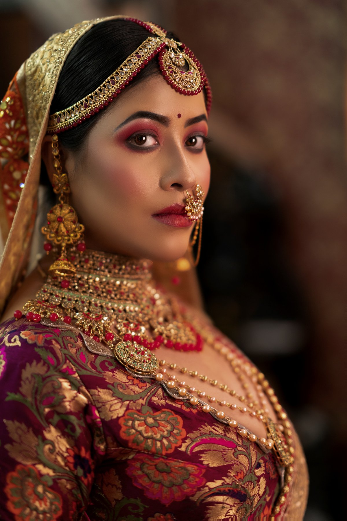 Woman in Indian Bridal Wear